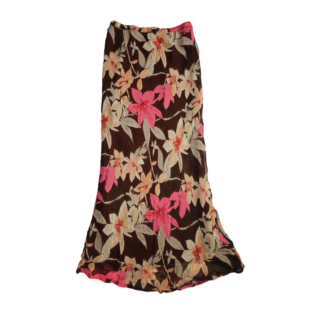 Zéro Zéro Floral Maxi Skirt